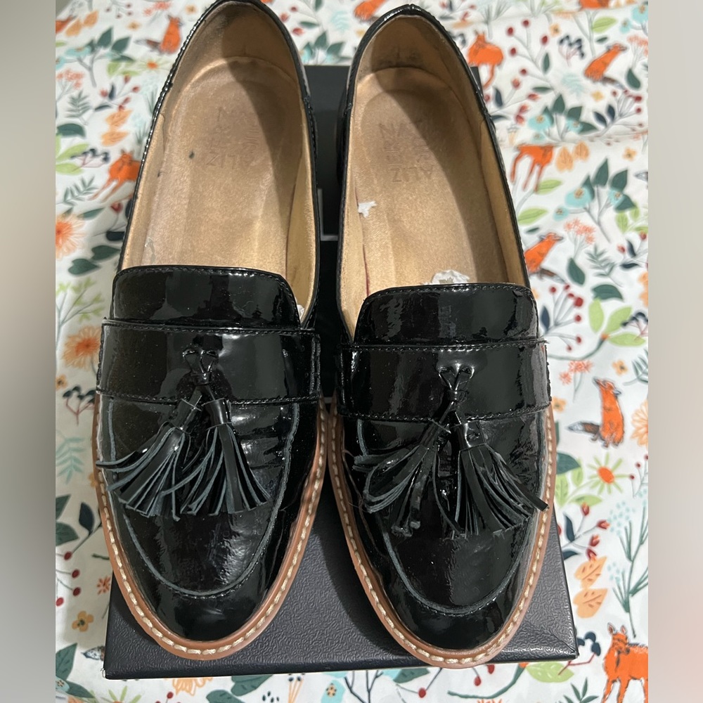Naturalizer Black Patent Leather Loafers